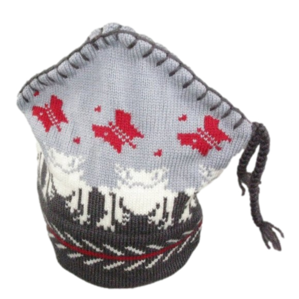 Duke Washable Wool Frog Design Ski Hat